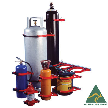 Bottle chock Gas Cylinder Holders and Restraints