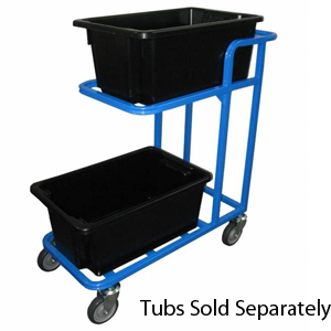 Two Container Multi Tier Binmate Order Picker Trolley
