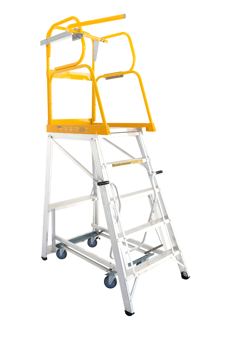 StockMaster Navigator - Mobile Warehouse Ladder