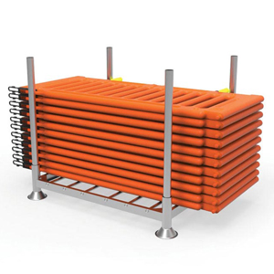 Stackable Post Pallet for Temporary Fence Panels
