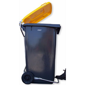 Foot Operated 35L-240L Bins with Stainless-Steel Lid Lifta - Hygienic Hands-Free Disposal