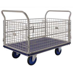 Prestar Large Caged Trolley with Folding Mesh Sides - NG407