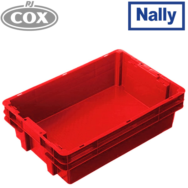 Nally 26-Litre Plastic Storage Crates - Durable, Stackable, and Food-Grade Containers