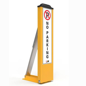 Fold Down Bollard for controlled vehicle access