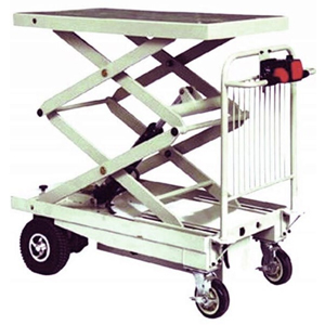 Powered Platform Trolley with Electric Scissor Lift