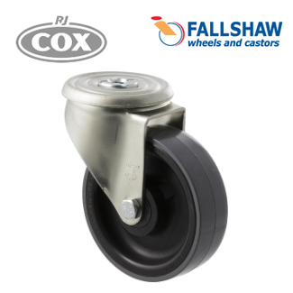 Fallshaw J Series Castors - 125mm dia Polyurethane on nylon