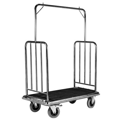Stainless Steel Luggage and Garment Trolley