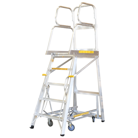 StockMaster Navigator - Mobile Warehouse Ladder