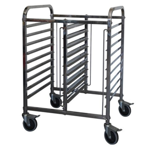 Double Half-Height 1/1 Gastronorm Trolley