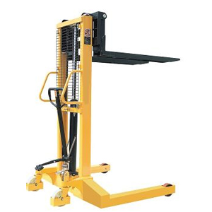 Manual Hydraulic Pallet Lifter with Straddle base stacker