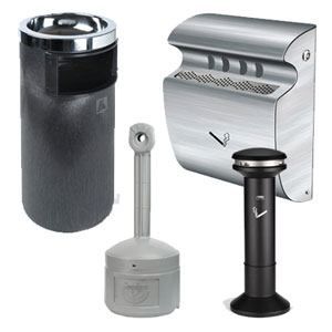 Cigarette Ash Trays & Disposal Units