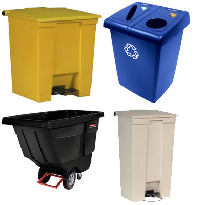 Rubbermaid Garbage Bins