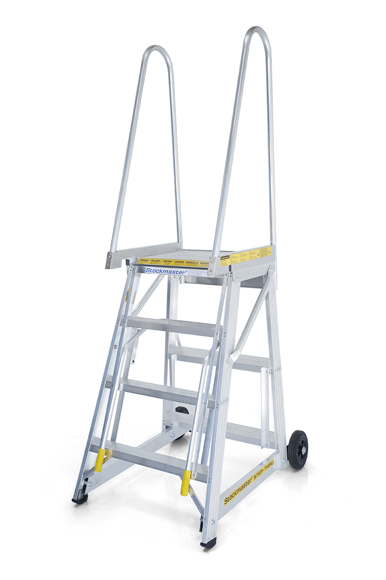 StockMaster Step-Thru All Terrain Mobile Access Platform