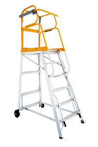 Mobile Work & Access Platform Ladders