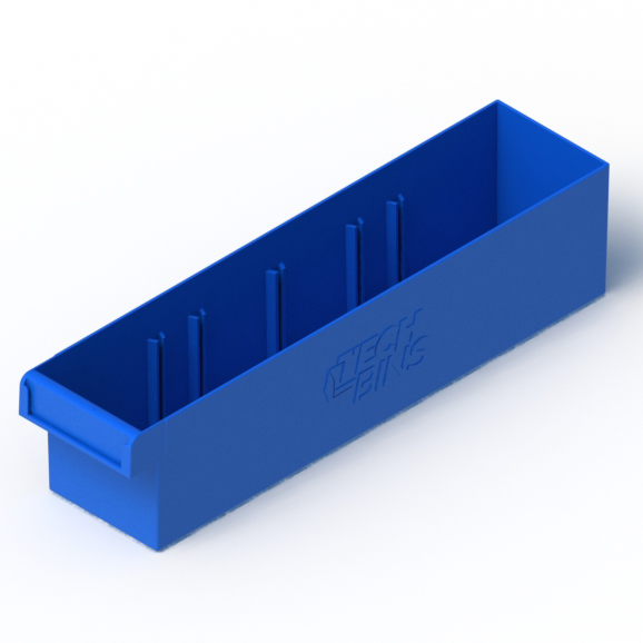 Medium Plastic Tech Bin Tray Storage and Sorting Containers