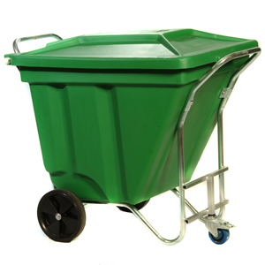 High-Capacity Mobile Waste Bin 270-Litre Gho Kart