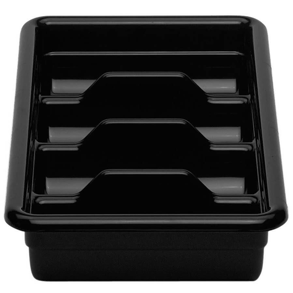 Cambro 15x20 Inch Black Poly Bus Box - Food Service Utility Container