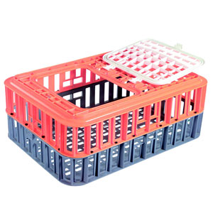 Nally Poultry Crate - Stacking Chicken Cage Crate