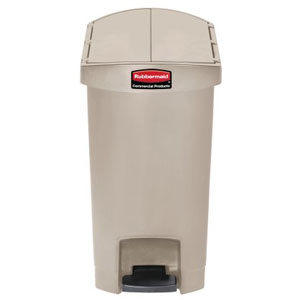 Rubbermaid Streamline Resin End Step Container Rubbish Bin