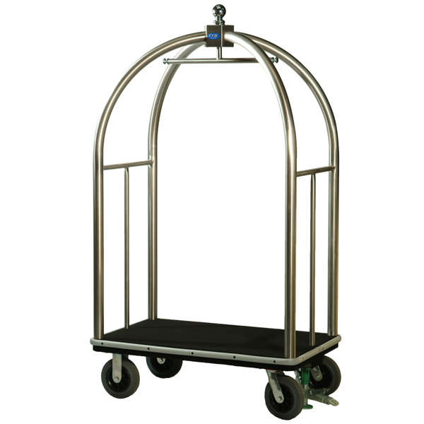 Fully Welded Australian Made Stainless Steel Birdcage Trolley Luggage Cart