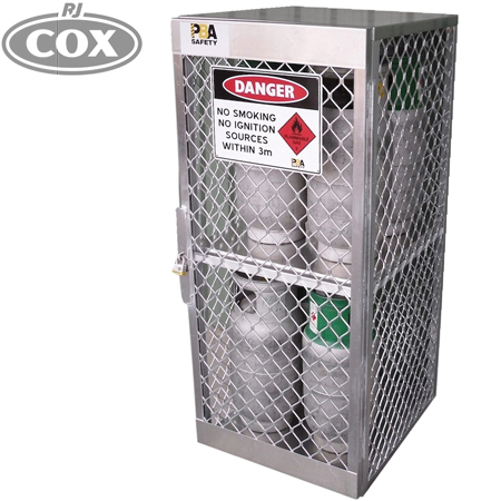 Safety 8 Cylinder Storage Locker Suitable storage for LPG and compressed gas cylinders