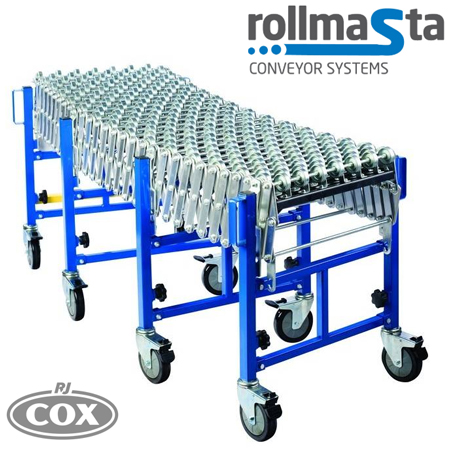 Rollmasta Heavy-duty Skate Wheel Expandable Flexible Conveyor