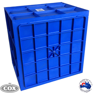 Hobby Box with Ribbed Base for Added Strength and Reduced Warping