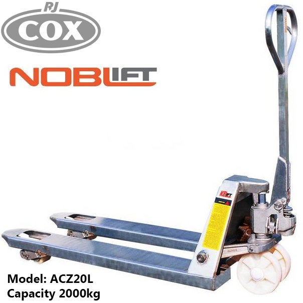 Galvanised Pallet Trucks - Durable Hand-Pallet Jack