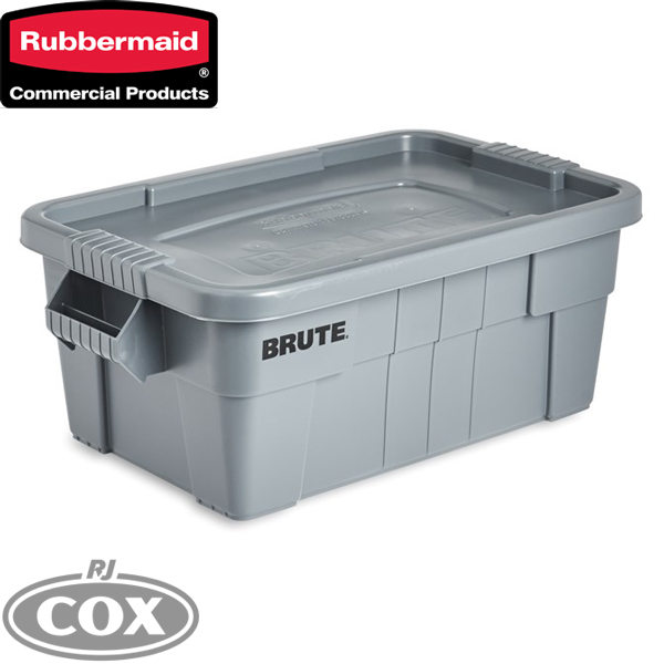 Rubbermaid Commercial BRUTE Tote Storage Bin with Lid