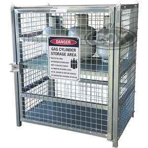 Gas Cylinder Storage Cage for Service Stations Gas Bottles or Firewood