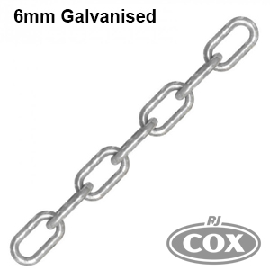 Galvanised 6mm Chain