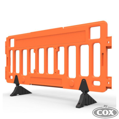Plastic Fence Crowd Control Barrier - Economical and stackable portable plastic barrier