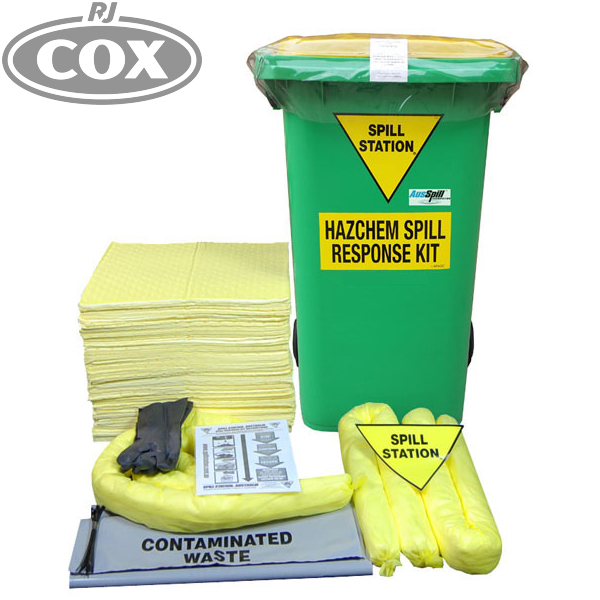 Hazchem Spill Control Kit for Spills up to 100 Litres