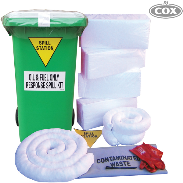 Oil and Fuel Spill Control Kit for spills up to 100 Litres