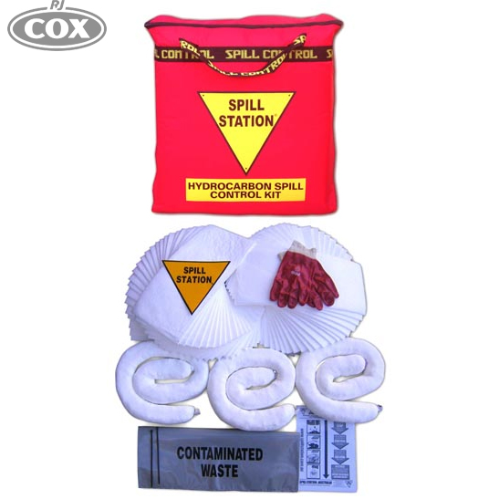 Oil and Fuel Spill Control Kit for Spills up to 50 Litres