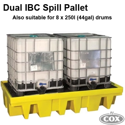 Dual IBC Spill Containment Unit