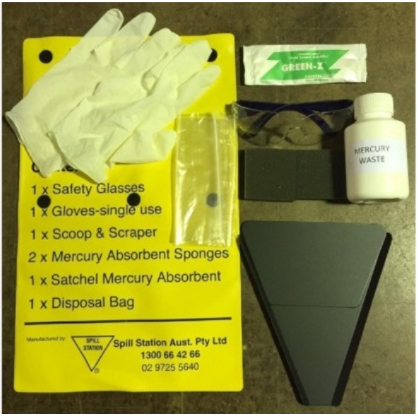 Mercury Absorbent Spill Control Pouch