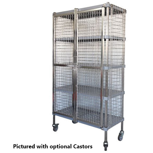 Mantova Security Cage fitted with Wire Shelves