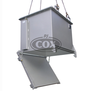 Drop Bottom Bins for Forklifts or Overhead Cranes