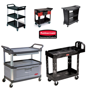 Rubbermaid Utility Maintenance Trolley's