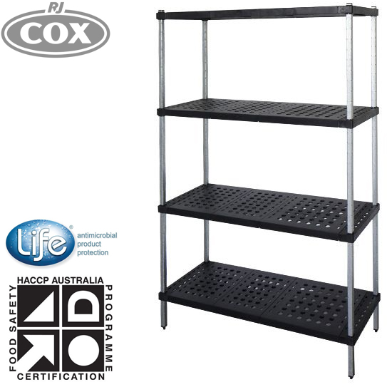 Mantova Post Style Shelving with Real Tuff Shelves