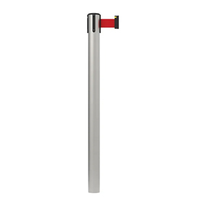 Stainless-Steel Fixed In-Floor Retractable Belt Post