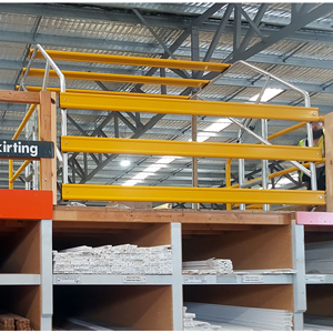 Mezzanine Pallet Safety Gate to Prevent Fall Accidents