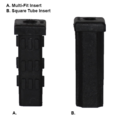 Square Tube Nylon Threaded Inserts