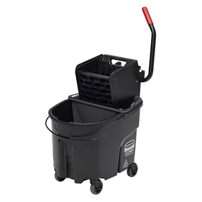 Rubbermaid Executive WaveBrake 33L (35 Qt)  Side Press Wringer & Mop Bucket with Dirty water bucket