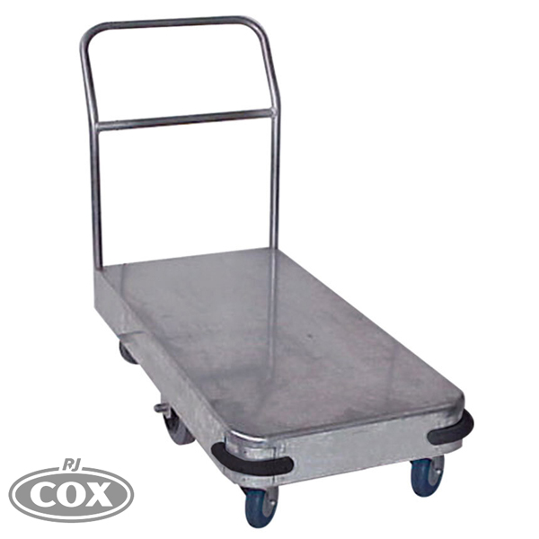 Greengrocer and Supermarkets Galvanised Platform Trolleys