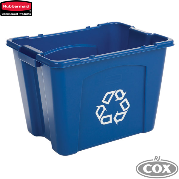 Rubbermaid Recycling Container - 53 Litre