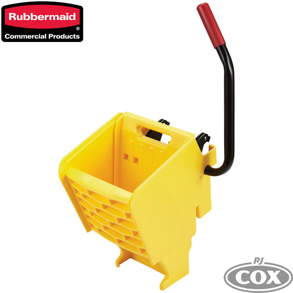 Rubbermaid 2064915 WaveBrake Yellow Side Press Mop Wringer