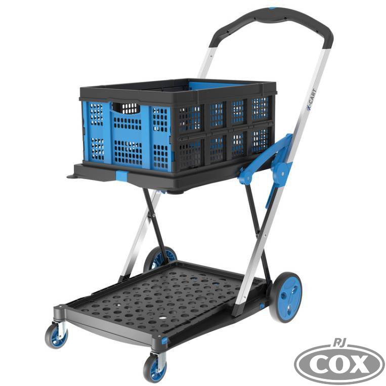 X-Cart Folding Trolley with Collapsible Basket