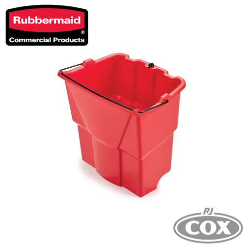 Rubbermaid WaveBrake Red Dirty Water Bucket 2064907